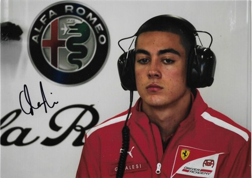 Giuliano alesi signed photo - giuliano,