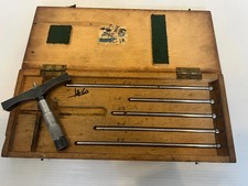 Pre Loved Vintage Shardlow 0-6” Depth Micrometer with 5 Anvils