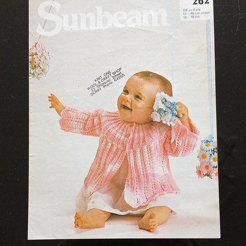 Sunbeam baby items - baby, knitting