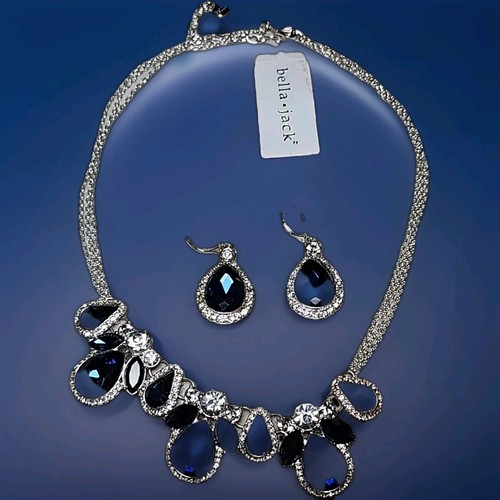 Bella jack blue rhinestones - blue,