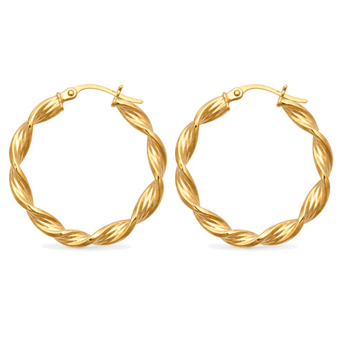 Genuine 9ct yellow gold round - 9ct,