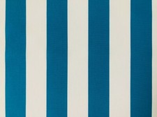 Turquoise & White Stripe
