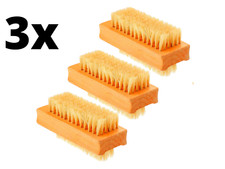 3 Pieces Wooden Nail Brush