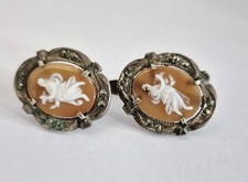 Antique vintage cameo enamel - vintage,