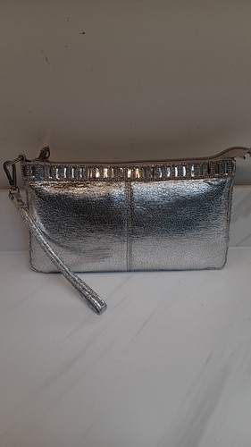 Silver sparkley clutch - clutch, bag