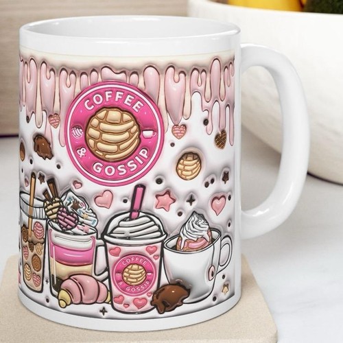 Pretty coffee and gossip girly - pretty,