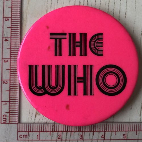 Vintage the who logo pink - who,