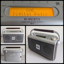 Roberts DAB/FM Radio Gemini RD 27 Battery/Mains Digital Twin Speakers Quality