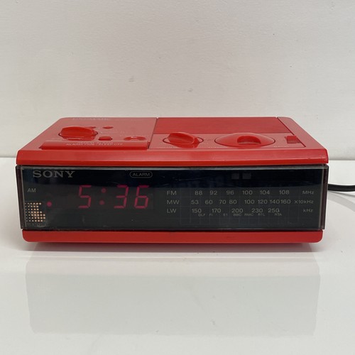 Sony vintage clock radio - vintage,