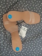 Zara Ladies Clear Strap Heels