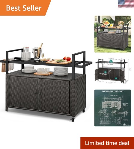 Outdoor storage cart with - xl,