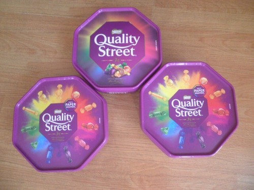 Quality street containers - 3,