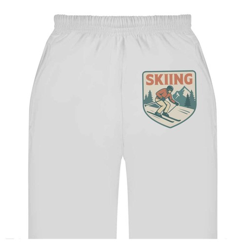 Skiing emblem mountains - 'skiing, mountains'
