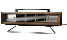 🔥 Rare Vintage Ekco FH19 Fan Electric Heater Classic 70s Wood Effect Tested VGC