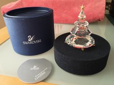 Swarovski Crystal Christmas Tree Ornament 266945. 8cm high. Tiny faults - D28