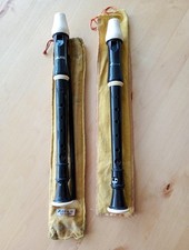 2 x Vintage Aulos Recorder