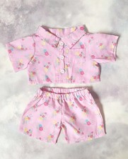 Build a Bear, Pink, Floral Print PJ, Pyjamas. B 346