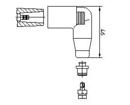 Ignition coil connector