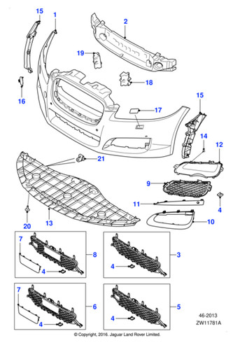 Jaguar genuine undertray - genuine, fits