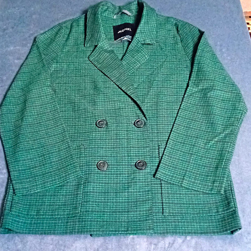 Monki green black check - monki, tweed