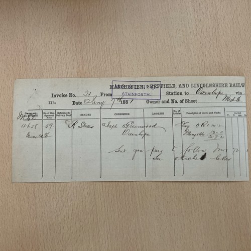 Wagon label stainforth - wagon,