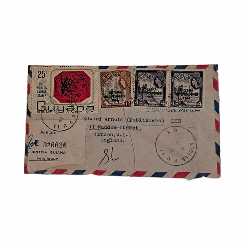 British guiana airmail - british, cover