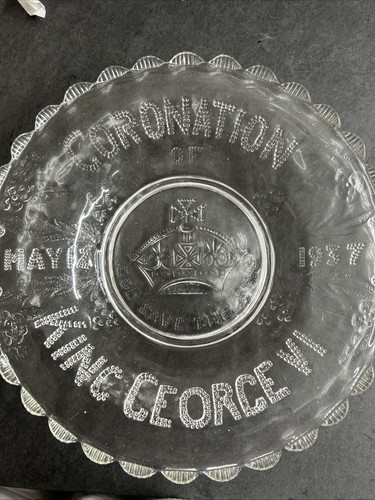 Vintage glass commemorative - glass,