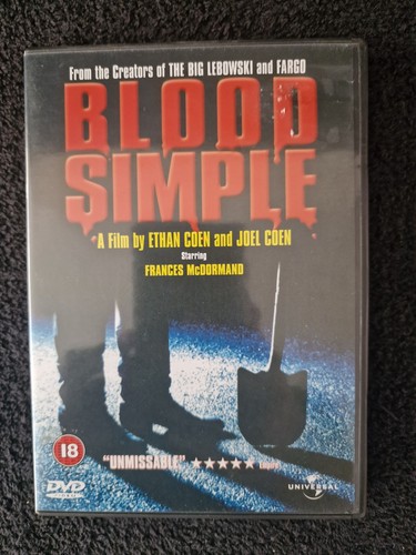 Blood simple dvd coen brothers - blood,