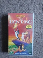 THE LION KING VHS VIDEO