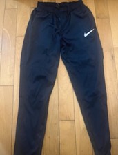 Navy Blue Nike Dri Fit Jogging Bottoms Size Small