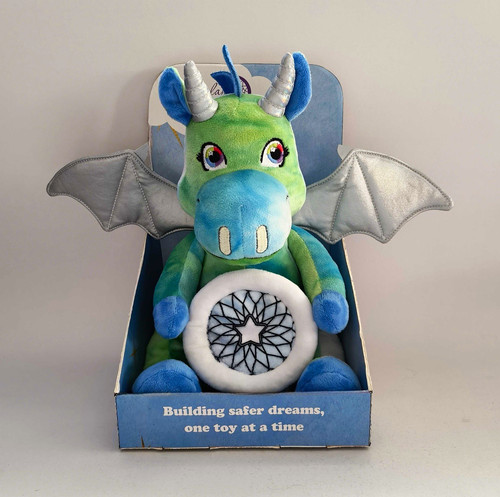 Blue green plush - green, soft