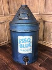 VINTAGE ESSO BLUE PARAFFIN CAN