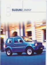 Suzuki Jimny 2000-02 UK Market Sales Brochure Estate Soft Top 