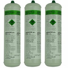 3 X Argon CO2 Disposable