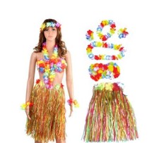 5Pcs Hawaiian Fancy Dress Set