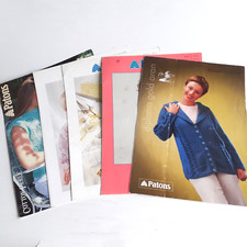 Knitting/ Crochet Patterns x5, Patons Booklets, Babies, Ladies, Double Knitting