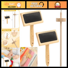 Hand Carding Set - 3 Wooden