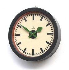 Superb SIEMENS 1950s Vintage Wall Clock Midcentury Retro Industrial Factory