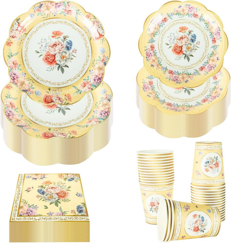Vintage party tableware set - party,