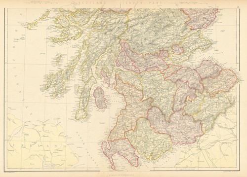Scotland south showing - south.,