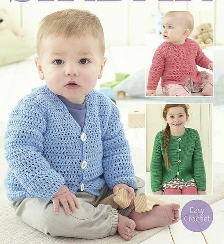 Baby child crochet jacket - ,