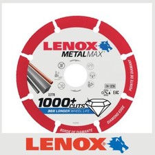 Lenox MetalMax Angle Grinder Grinding Disc Diamond Metal Cutoff Wheel 115 x 22.2
