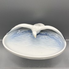 Metzler Ortloff Germany Porcelain Pin Dish Seagull Export Backstamp VGC Vintage