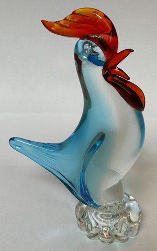 Murano glass cockeral rooster - murano,