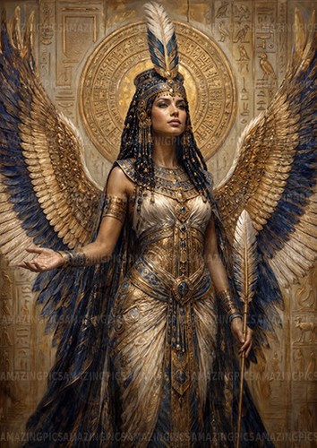Maat egyptian goddess wings - maat,