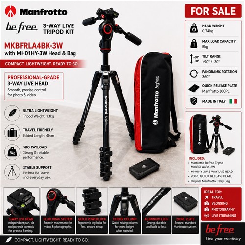 Manfrotto befree way live - manfrotto,