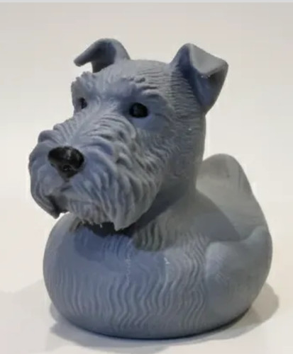 Printed wire fox terrier - 3d,