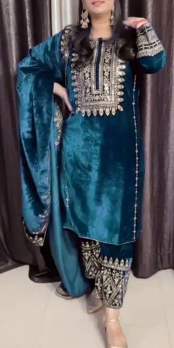 Asian fancy velvet - fancy, salwar