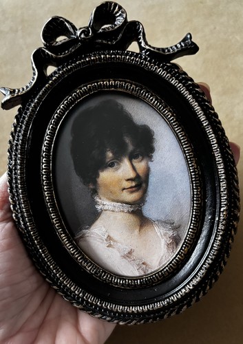 Miniature portrait oval - miniature, in