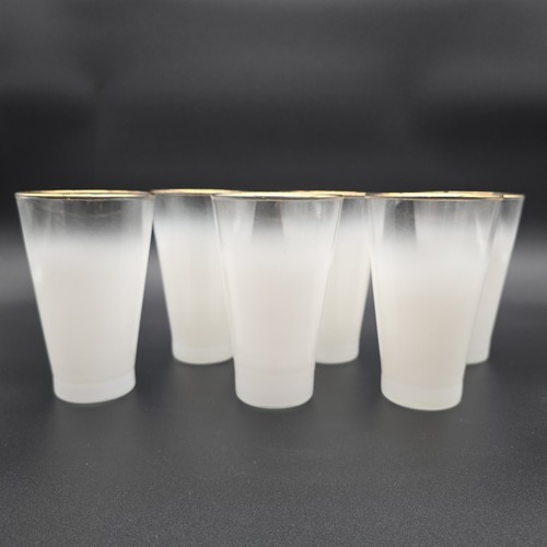 Vintage white frosted set - white, of